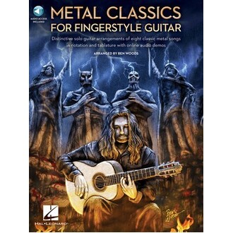 Metal Classics For Fingerstyle Guitar Bk/Online Audio