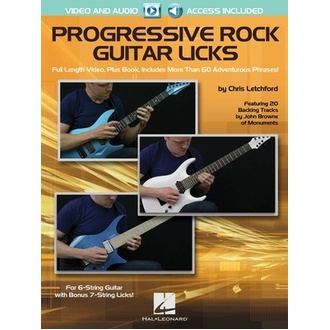 Progressive Rock Guitar Licks Bk/olm