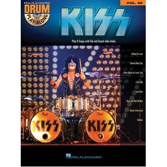 Kiss Drum Play-Along Vol 39 Bk/CD