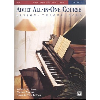 Alfred's Basic Adult Piano All-in-One Course Level 2 BK