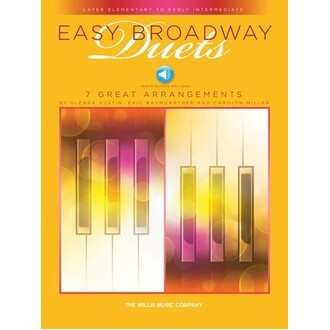Easy Broadway Duets Piano Bk/Online Audio