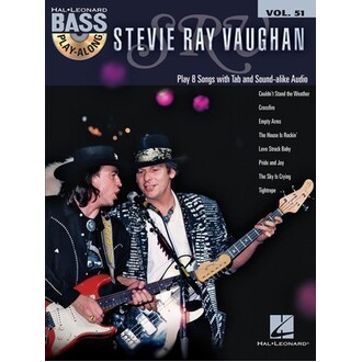 Stevie Ray Vaughan Bass Play-Along Vol 51 Bk/CD