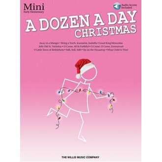 A Dozen A Day Christmas Mini Early Elementary Bk/Online Audio