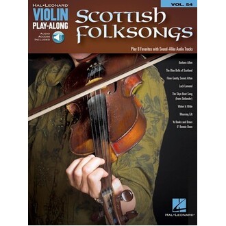 Scottish Folksongs Violin Play-Along V54 Bk/Online Audio