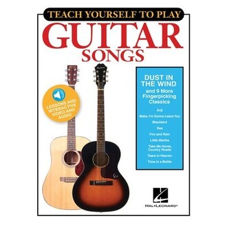 Teach Yourself to Play Guitar Songs - Dust In The Wind and more Bk/Online Media