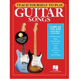 Teach Yourself to Play Guitar Songs - Come As You Are and more Bk/Online Media