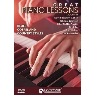 Great Piano Lessons Blues Gospel Country DVD