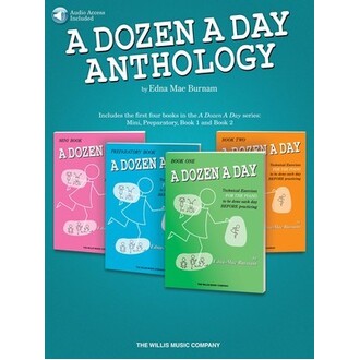 A Dozen A Day Anthology Bk/Online Audio