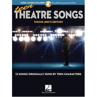 Teen Theatre Songs Young Men's Edition Bk/Online Audio