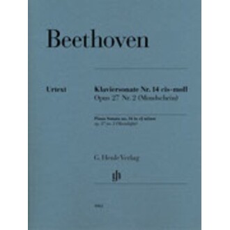 Beethoven - Sonata Op 27 No 2 C Sharp Min No 14 Moonlight Urtext