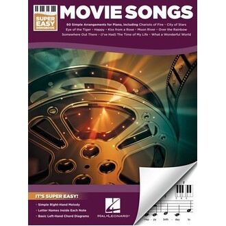 Movie Songs Super Easy Piano Songbook