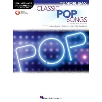Classic Pop Songs For Tenor Sax Bk/Online Audio