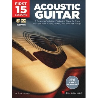 First 15 Lessons Acoustic Guitar Bk/Online Media