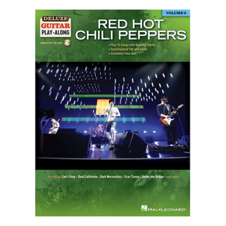 Red Hot Chili Peppers Deluxe Guitar Playalong V8 Bk/ola