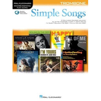 Simple Songs For Trombone Bk/Online Audio