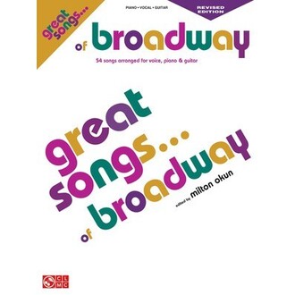 Great Songs Of Broadway Piano/Vocal/Guitar