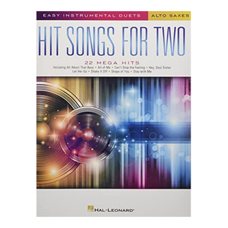 Hal Leonard Hit Songs For Two Alto Saxophones