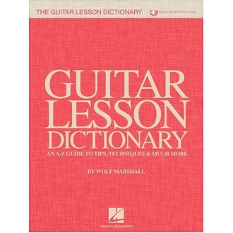 Guitar Lesson Dictionary Bk/Online Audio