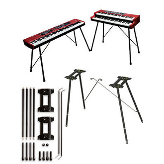 Nord Keyboard Stand Black Aluminum Legs: Suits Stage 88 , 76 (2 & Ex)76
