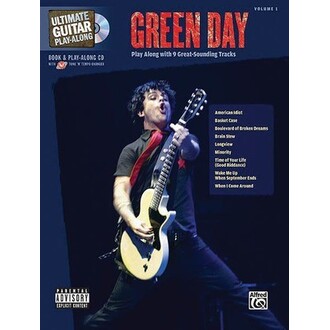 Green Day Ultimate Guitar Play-Along Vol 1 Bk/CD