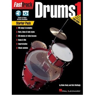 FastTrack Drums Method Starter Pack Bk/Online Media