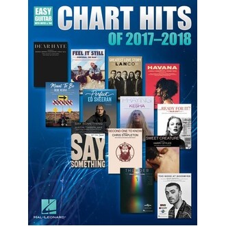 Chart Hits Of 2017-2018 Easy Guitar Notes/Tab