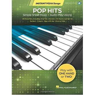 Pop Hits Instant Piano Songs Bk/Ola