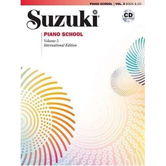 Suzuki Piano School Vol 3 Bk/Cd New Int Ed 2008