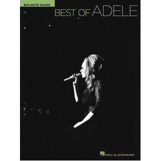 Best Of Adele Big Note Piano
