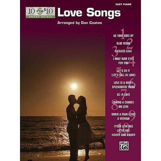10 For 10 Sheet Music Love Songs for Easy Piano