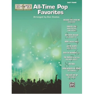10 For 10 Sheet Music All Time Pop Favourites for Easy Piano