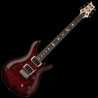 PRS CE-24 Semi Hollow USA Fire Red Burst with Bag
