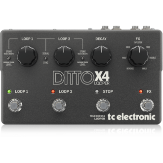 Tc Electronic Ditto X4 Looper  Guitar Effects Pedal