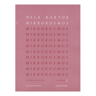 Mikrokosmos Vol 1 Pink Nos 1-36 Piano