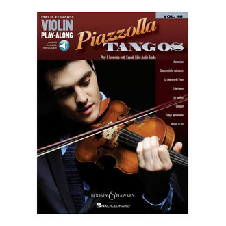 Piazzolla Tangos Violin Play Along V46 Bk/ola