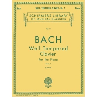 Bach - Preludes And Fugues Bk 1 Ed Czerny