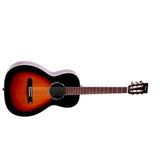 Tasman TA100P-E Seeker Series Parlour Acoustic-Electric Guitar Sunburst W/Case