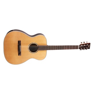 Tasman TA200-OE Captain Series OM Acoustic-Electric Guitar Natural W/Case