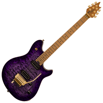 EVH Wolfgang Special Qm, Baked Maple Fingerboard, Purple Burst