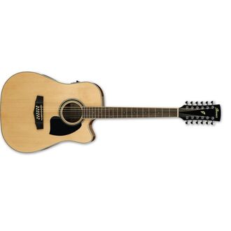 Ibanez PF1512ECE NT Acoustic-Electric Guitar Natural High Gloss