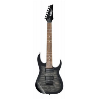 Ibanez GRG7221QA TKS 7-String Electric Guitar Transparent Black Sunburst