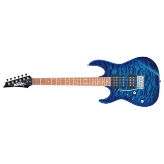 Ibanez RX70QAL TBB Left Handed Electric Guitar, Transparent Blue Burst
