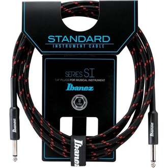 Ibanez SI10 BW 10ft Guitar Cable Black/Red
