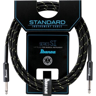 Ibanez SI20 BG 20ft Guitar Cable Black/Green