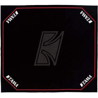 Tama TDR TL Black and Red Lined Drum Rug