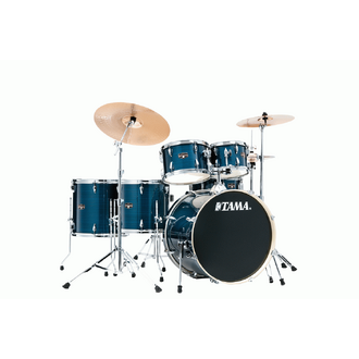 Tama Imperialstar 22" 6pc Drum Kit - Hairline Blue w/hardware - IP62H6W HLB