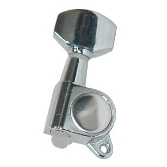 DR Parts 674 Acoustic/Electric Machine Heads 6-in-Line Chrome