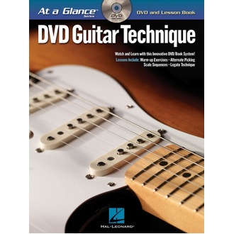 At A Glance Guitar Technique Bk/dvd