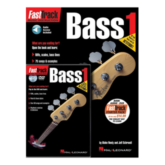 Fasttrack Bass Starter Pack Bk/ola/dvd