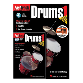Fasttrack Drums Starter Pack Bk/dvd/ola